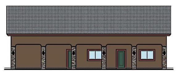 Garage Plan 54789 - 2 Car Garage Elevation