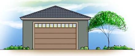 Garage Plan 54794 - 2 Car Garage Elevation