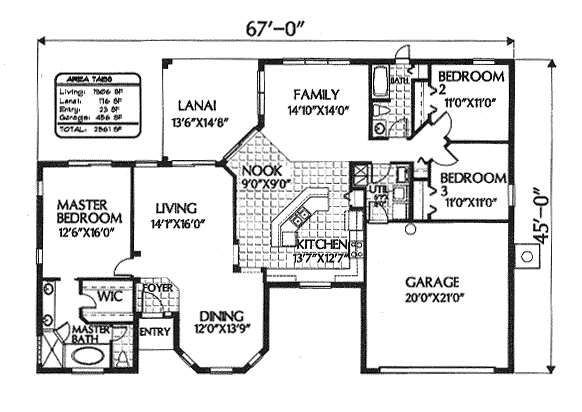 Florida Mediterranean Level One of Plan 54804