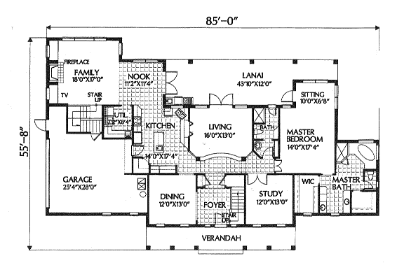 Florida Mediterranean Level One of Plan 54809