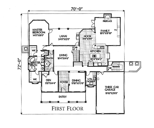 Florida Mediterranean Level One of Plan 54814