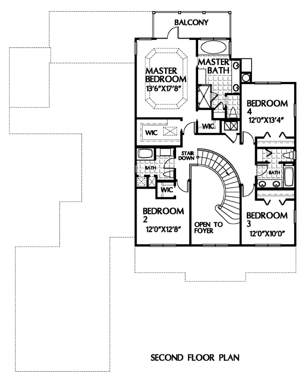 Colonial Mediterranean Level Two of Plan 54817