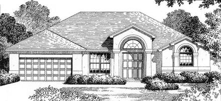 Florida Mediterranean Elevation of Plan 54822