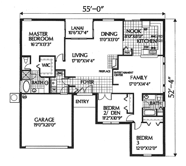 Florida Mediterranean Level One of Plan 54840