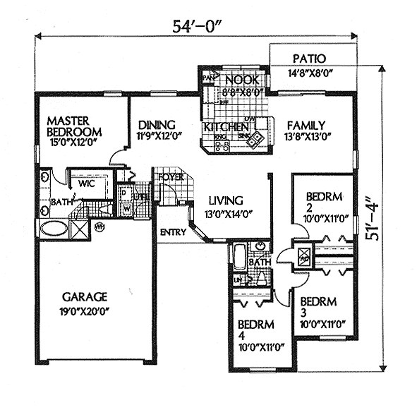 Florida Mediterranean Level One of Plan 54842