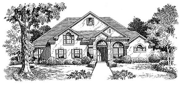 House Plan 54851 Elevation