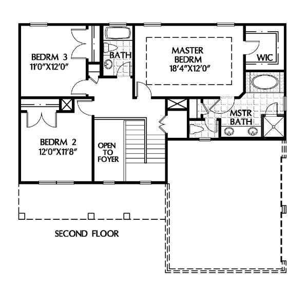 Traditional Level Two of Plan 54872