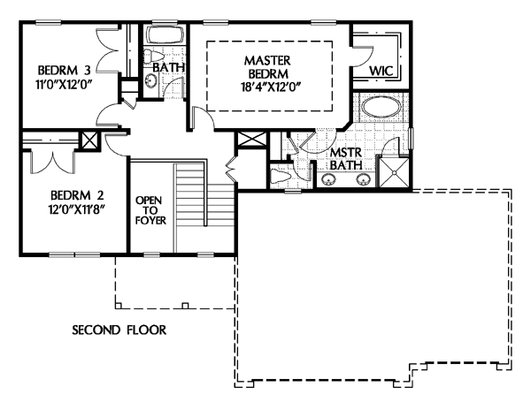 Traditional Level Two of Plan 54874