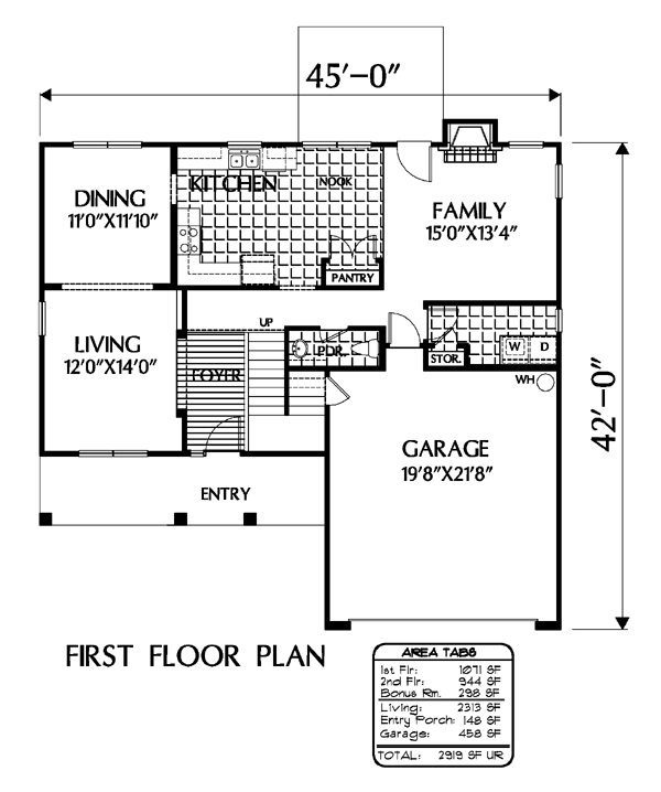Traditional Level One of Plan 54877