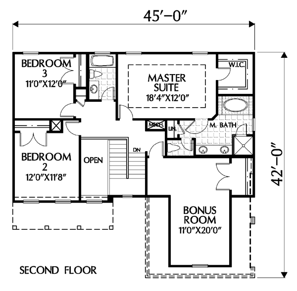 Colonial Level Two of Plan 54881