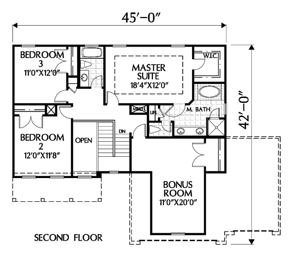Colonial Level Two of Plan 54884