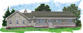 House Plan 55021 Elevation