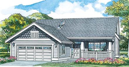 House Plan 55025 Elevation