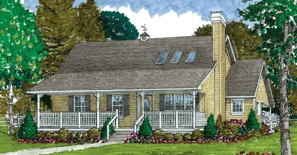 House Plan 55031 Elevation