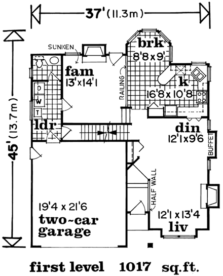 First Level Plan