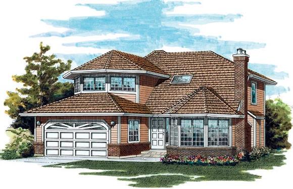 House Plan 55044 Elevation