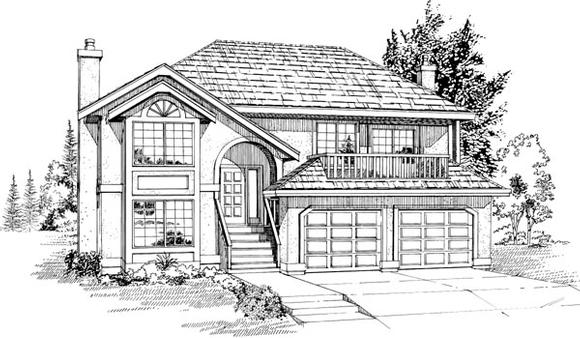 House Plan 55049 Elevation