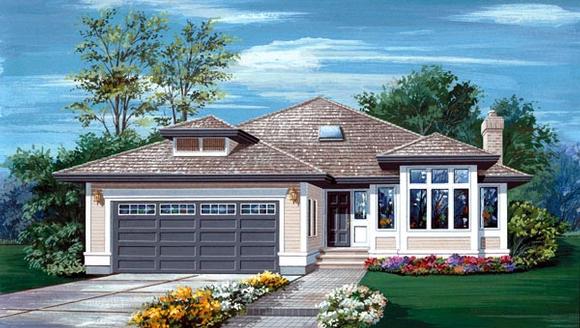 House Plan 55058 Elevation