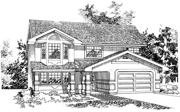 House Plan 55076 Elevation