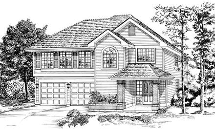 House Plan 55079 Elevation