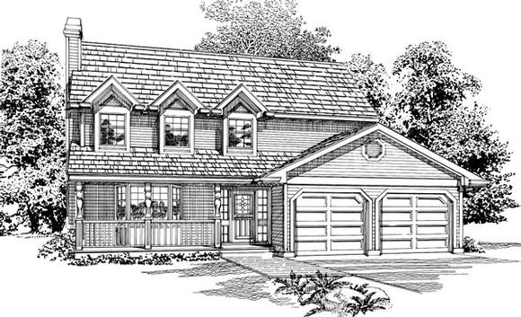 House Plan 55080 Elevation