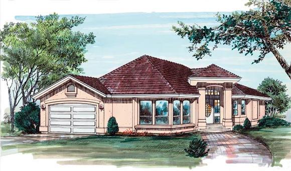 House Plan 55083 Elevation