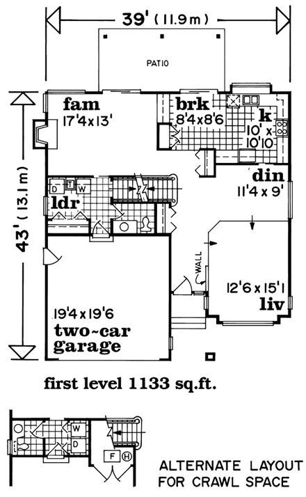 First Level Plan