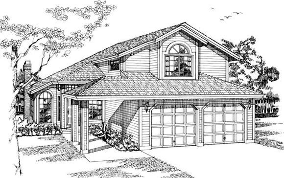 House Plan 55106 Elevation