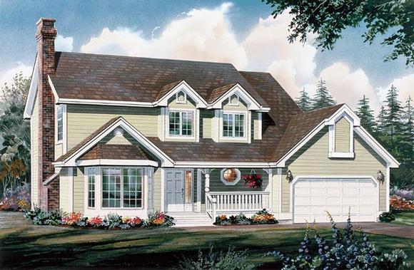 House Plan 55118 Elevation