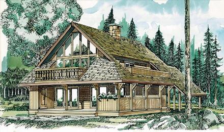 House Plan 55128 Elevation