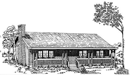 House Plan 55146 Elevation