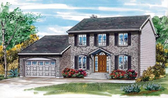 House Plan 55155 Elevation