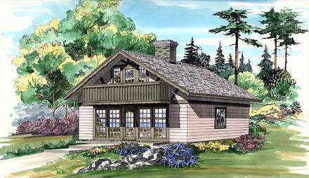 House Plan 55173 Elevation