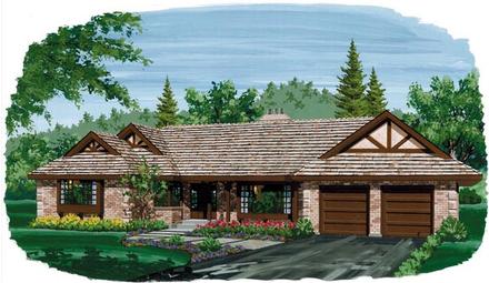 House Plan 55180 Elevation