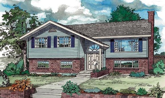 House Plan 55187 Elevation