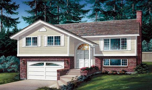 House Plan 55188 Elevation