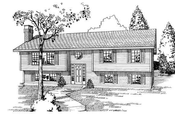 House Plan 55191 Elevation