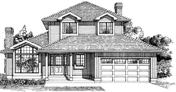 House Plan 55235 Elevation