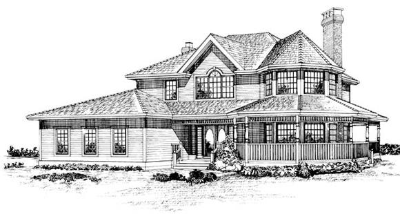 House Plan 55246 Elevation