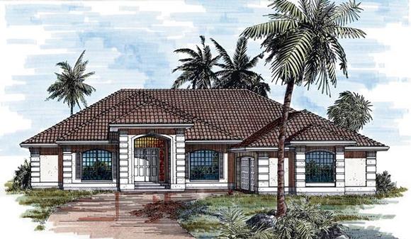 House Plan 55247 Elevation