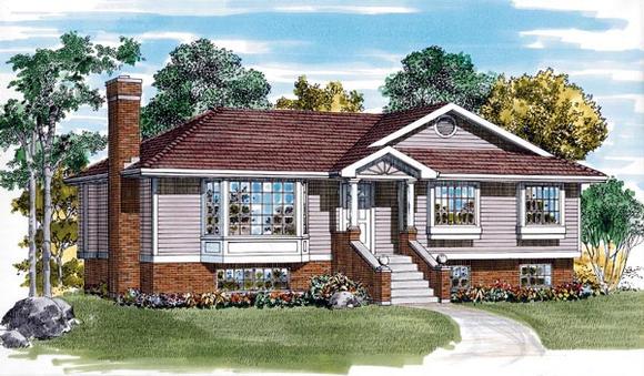 House Plan 55254 Elevation