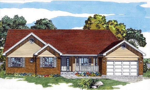 House Plan 55281 Elevation