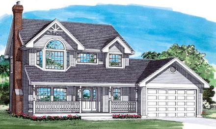 House Plan 55288 Elevation