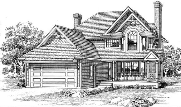 House Plan 55290 Elevation