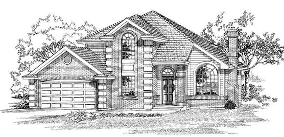 House Plan 55294 Elevation