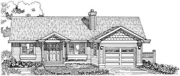 House Plan 55332 Elevation