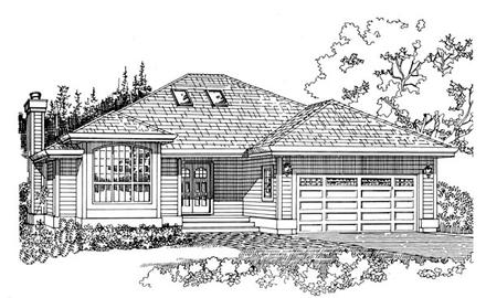 House Plan 55336 Elevation