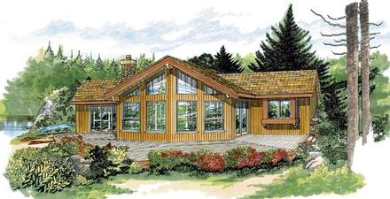 House Plan 55341 Elevation