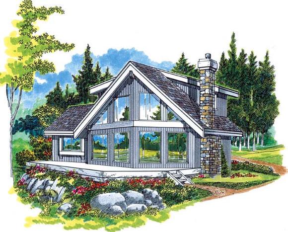 House Plan 55344 Elevation