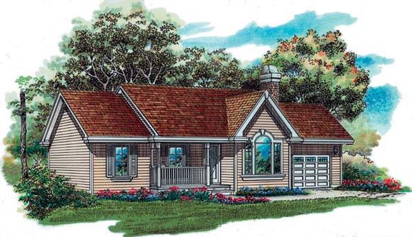 House Plan 55349 Elevation